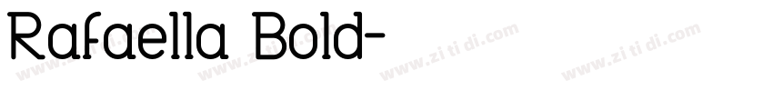 Rafaella Bold字体转换